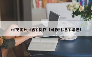 醴陵可视化+小程序制作（可视化程序编程）
